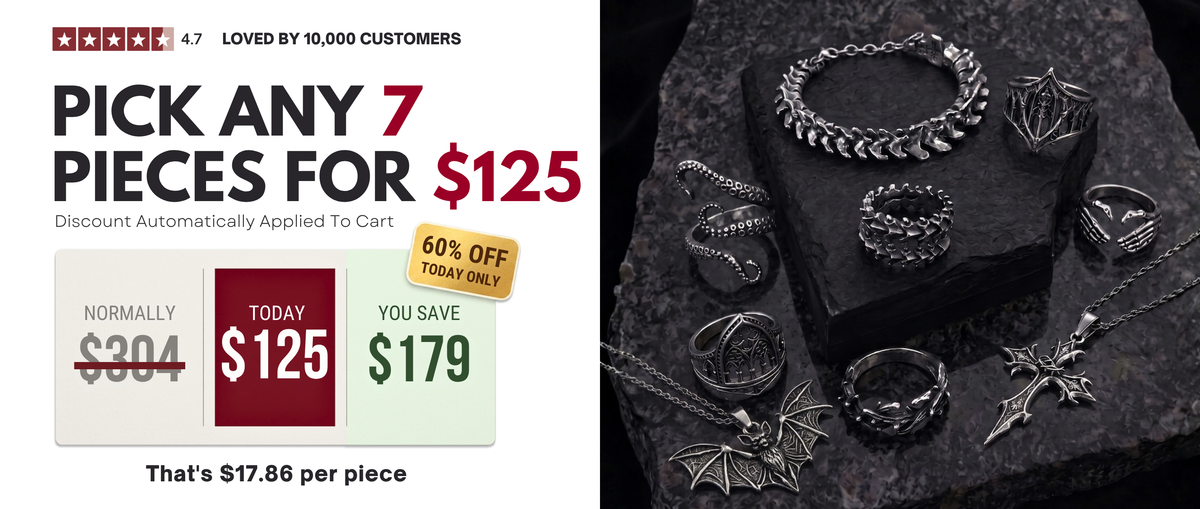 7 for $85 jewelry bundle